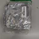 MateeyLife Small Slow Feeder Cat Bowls 2PCS, Anti-Choking Puzzle Cat Food Bowls, Anti-Slip Interactive Dog Feeding Slow Down Eating, Bloat Stop Maze Dishes Dog Feeder for Small Breeds 1 Cup Gray&Black