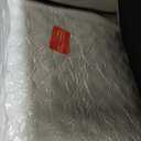 Karl home Accent Chair Mid-Century Modern Chair with Pillow Linen Fabric Upholstered Lounge Arm Chair with Solid Wood Frame & Soft Cushion for Living Room, Bedroom, Balcony, Beige