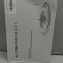 SaniteModar Matte Black Bathroom Sink Faucet,Brass Bathroom Faucet 3 Hole,Widespread Bathroom Faucet for Sink 3 Hole,2 Handles Design with Water Supply Lines