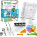 4M: Green Science - Weather Science - DIY Mini Observatory Kit, Static Electricity, Lightning-Cloud Formation, Build A Water Cycle Model, STEAM Kid 5+