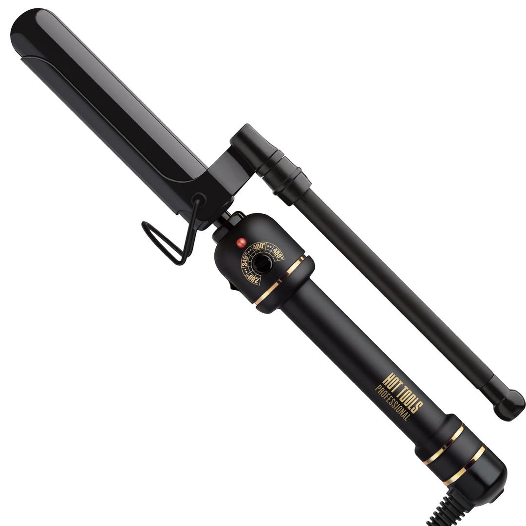 HOT TOOLS Pro Artist Black Gold Marcel Iron | For Extra Smooth Shiny Styles (1) (1 Inch BARREL) HOT TOOLS Pro Artist Black Gold Marcel Iron | For Extra Smooth Shiny Styles (1) (1 Inch BARREL)