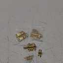 QCAA Deco Sliding Barrel Bolt Durable Steel Constuction, 2'',Brass Plated, 4 Pack, Made in Taiwan