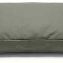 Dalema Dog Bed Cover,Waterproof Tough Plastic DIY Pet Bed Cover,Non Stick Hair Easy to Clean Rectangular Fillable Dog Bed Covers with Zipper(Greyish Green,44" L x 32" W x 4" Th,Cover Only)