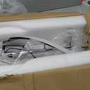 LED Modern Floor Lamp for Living Room, 40W 3 Colors Stepless Dimmable and Color-Changing Bright Floor Standing Lamp,60" Unique Spiral Floor Tall Lamp for Bedroom Office with Remote,Chrome (Silver-DNA)