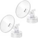 2pcs 14mm Flange Compatible with Spectra S1 S2 9 Plus Synergy Gold Ameda MYA Motif Luna Breast Pump, Replacement to Spectra Pump Parts, Breast Pump Shields 14mm Replace S1 S2 Parts