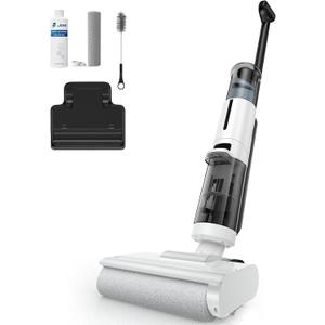 JONR ED12 Lite Wet Dry Vacuum Cleaner Cordless, Vacuum Cleaner with Self-Washing, 1 mm Edge Cleaning, Anti-Tangle System, Lightweight Floor Cleaner for Hard Floors, Pet Hair