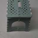 Foldable Green Shaving Shower Stool - Waterproof Plastic Pedicure Rest