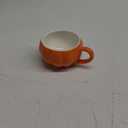 BESTonZON Ceramic Pumpkin Shaped Breakfast Mug Cute Halloween Mug for Milk Coffee Overnight Oats Portable Decorative Cup for Office Home Use Fall Celebrations