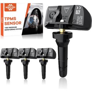 TPMS Sensors, 433 MHZ Tire Pressure Monitor System Replace Sensor for Chevy/GMC/Cadillac Direct Replacment for OE Part 13533166, 13542523 4 Pack