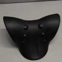 Ergonomic Cervical Neck Shoulder Stretcher Massage Pillow Traction Device Muscle Relaxation Relieve Pain Cervical Correction (Black)