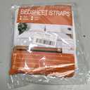Fitted Bed Sheet Straps Bedroom Bed Sheet Holder Sheet Fasteners Keep Sheets in Place Elastic Sheet Strap Mattress Sheet Holders for All Mattress Sizes (Twin)