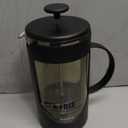 BonJour Coffee Unbreakable Plastic French Press, 33.8-Ounce, Ami-Matin, Black