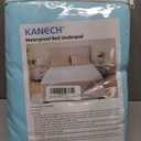 KANECH Washable Waterproof Incontinence Bed Pads with Straps - 60"x80" Queen Size - Heavy Absorbency Mattress Pad Protector for Adults, Elderly