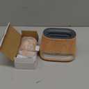 SALKING 2-in-1 Ultrasonic Essential Oil Diffuser & Himalayan Salt Lamp, Aromatherapy Diffuser Cool Mist Humidifier with Auto Off Function, 100% Pure Himalayan Pink Salt Rock, 150ml (Wooden Grain)