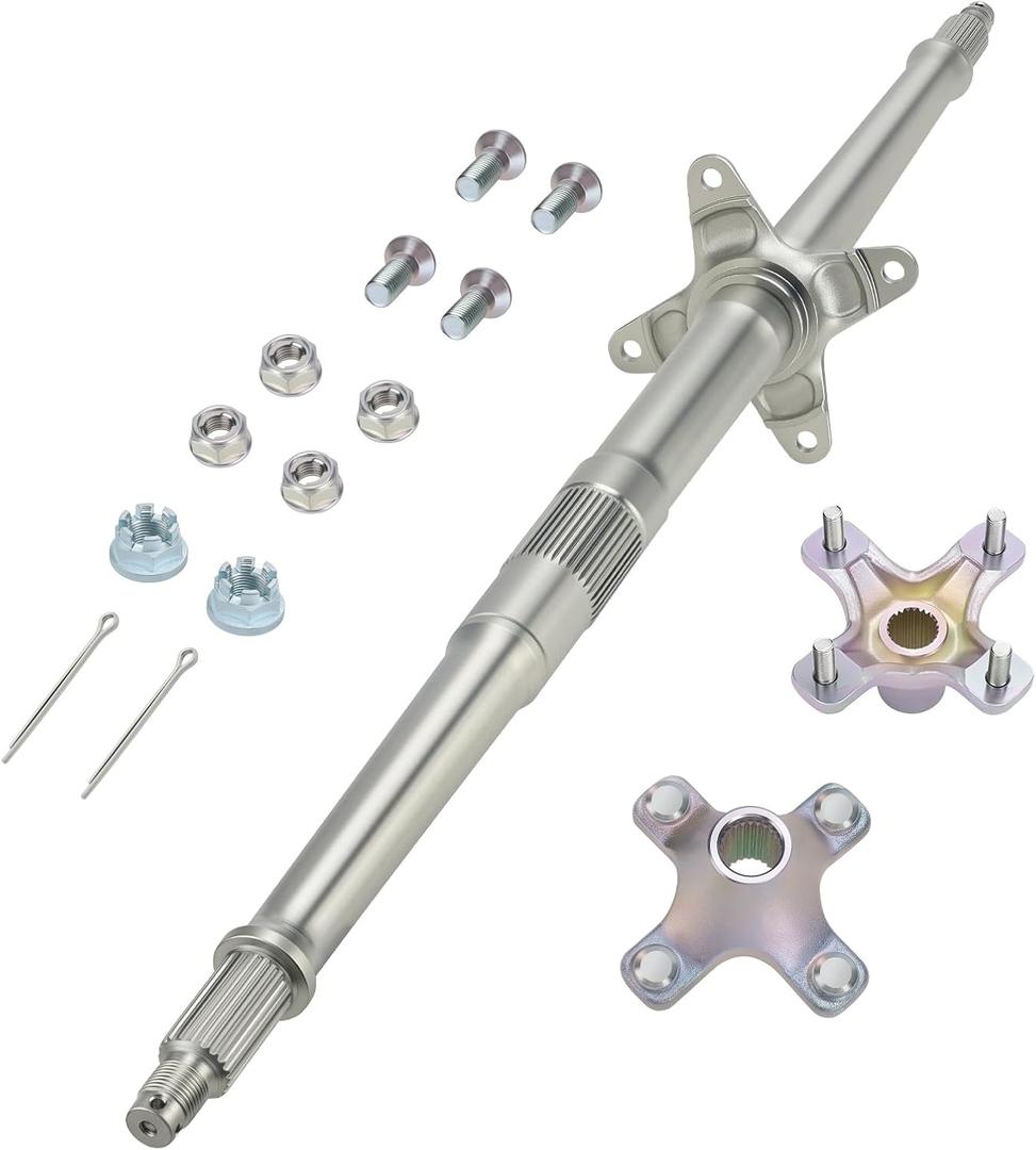 M MATI Rear Axle Shaft & Rear Wheel Hub for Honda Sportrax 400 TRX400EX 1999-2008 TRX400X 2009 & 2012-2014 42310-HN1-A40 42610-HP1-000