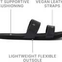 REEF Bliss Nights Eliana Slide Sandal (9, Black/Black)