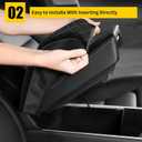AOMSAZTO Center Console Cover Customized Armrest Cover Compatible with 2011-2019 Ford Explorer Soft Cozy Leather Arm Rest Covering for Car