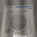 Gaiatop Mini Space Heater, Lightweight PTC Ceramic Fast Heating 500W Energy Efficient for Indoor Use, Overheating & 45 Tip-Over Protection, Portable Desk Electric Heaters for Office Home Black