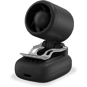 Portable Clip on Fan, 3-in-1 Hands-Free Mini Hat Fans, Battery Powered Personal Fan with 3 Speeds for Hiking, Fishing, Camping,Running, Travel (Black)
