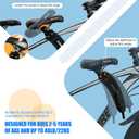 XIEEIX Child Bike Seat, Kids Bike Seat with Guardrail, High Seat Cushion Backrest Mountain Bike Child Bike Seat, Bicycle Child Safety Seat for Children from 1 to 3 Years Old