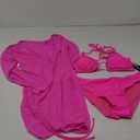 Aqua Eve Plus Size 3 Piece Bikini Set Women Swimsuits with Cover Up Bathing Suit 14W