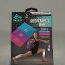 RBX Flat Latex Free Resistance Bands 3 Levels 3 Pack