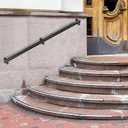 SELEWARE 50 Inch Pipe Stair Handrail Metal Staircase Handrail Industrial Hand Rails for Indoor & Outdoor Steps Wall Mount Hand Rails for Indoor Stairs 1.3" Pipe Safety Grab Bar for Stairs Porch