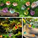 60 Pcs Luminous Resin Frogs Little Frogs Glow in The Dark for Craft,Garden Decor, Home Decorations