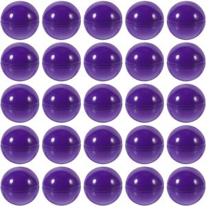 50pcs Fillable Vending Machine Capsules Ball Bauble Openable Plastic Grab Balls Prizes Containers 40mm/1.57in B, 4.00X4.00X4.00CM, Purple, LK42226Q19MK6GJ