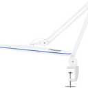 Neatfi XL 2,200 Lumens LED Task Lamp, 24W, 117 SMD LEDs, 23-Inch Ultra-Wide, 4 Brightness Levels, 3 Light Modes, Dimmable, Eye-Caring, Glare-Free (CCT with Clamp, White)