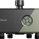 Diivoo WiFi Water Timer 4 Outlets, Smart Sprinkler/Hose/Tap Timer Compatible with Alexa & 24 Irrigation Plans & Rain Delay, Garden Watering Systems Controller with 2 Watering Modes for Lawn Yard