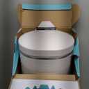 Munchkin STEP Diaper Pail Powered by Arm & Hammer, #1 in Odor Control, Award-Winning, Includes 1 Snap, Seal & Toss Bag, 1 Starter Refill Ring, and 1 PUCK Baking Soda Cartridge