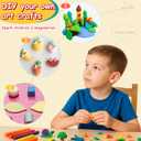 Air Dry Clay Kit 50 Colors with Tools, DIY Magic Modeling Clay for Kids Crafts, Soft and Non-Sticky, Birthday Christmas Gift for Boys Girls Teens (50 Colors)