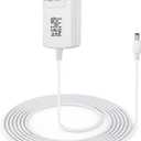 30W Power Cord Adapter Replacement for Echo Show 8 3rd Gen., Show 10 3rd Gen., Show 15, Show 21, Echo 3rd/4th Gen. - White Wall Charger Cable, 5ft