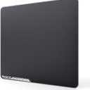 llano MP001 Tempered Glass Gaming Mousepad for FPS Gamers, 13.8"x11.8" Mouse Mat, Ultra-Smooth 0.85m Micro-Etched Surface, 3mm Thick, Non-Slip Base, Compatible with Viper/G502, Large 350mm *300mm