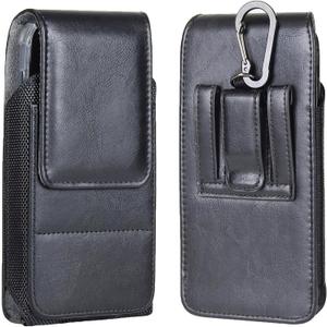 Cell Phone Holster for iPhone 16 15 14 13 12 11 Pro Max, 16 15 14 Plus,XS Max iPhone 8 7 6S Plus Case with Belt Clip,Phone Carrying Case Pouch Holder for Men(Fits Phone with Case on)