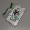 [2 Pack] BESTTEN 4 Gang Mid-Size Screwless Outlet Cover, Midway Decorative Wall Plate, USWP6 Gloss Snow White, Midsize H4.88" x W8.58"