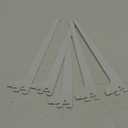 Blulu 5 Pcs 10'' Single Track System Shelf Brackets Shelving Brackets Adjustable, Metal Upright Track Stands for Shelving Shelf Standard Stand for Home Utility Room Kitchen Closet (White)