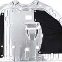 ApplianPar Engine Cover Lower Lid Splash Guard Under Shield Cover Board for Honda Civic 2022-2024