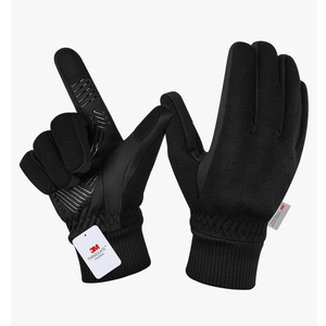 MOREOK Winter Gloves for Men/Women -10°F 3M Thinsulate Warm Touch Screen Snow Ski Bicycle Bike Gloves for Driving/Cycling/Running/Hiking M