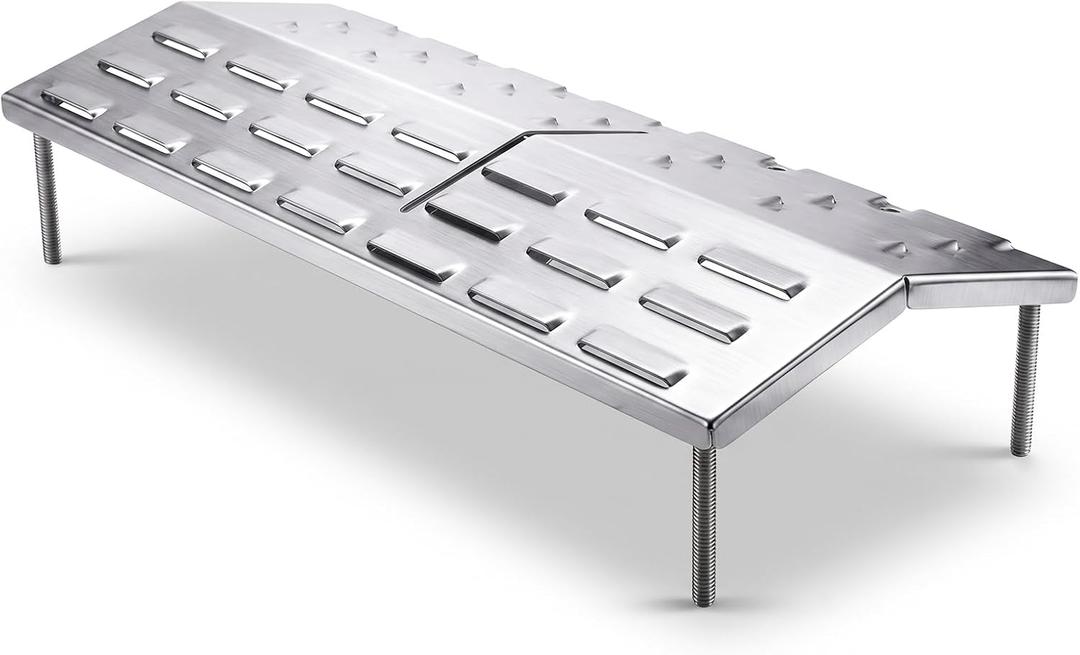 Universal Adjustable Grill Heat Plates Replacement 8.5''D x 19.5-29''W