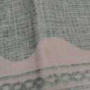 Scalloped Rug 2x6 Runners for Hallways, Solid Green Runner Rug Non Slip Scalloped Bath Runner, Washable Rugs for Bedroom Girls, Rugs for Kitchen Floor Soft Dorm Nursery Carpet for Bedside