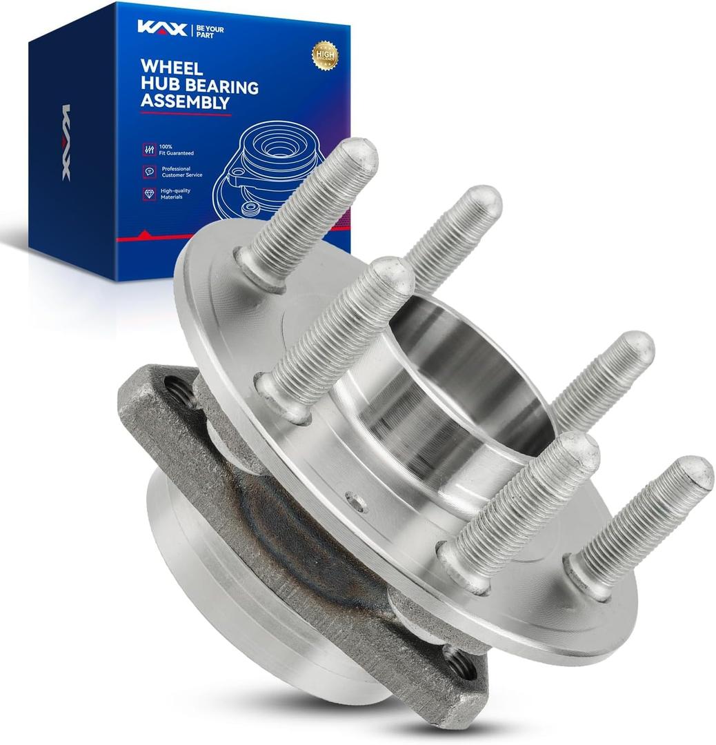 KAX 512593 Rear Wheel Bearing Compatible with Chevy Traverse 2018-2022, GMC Acadia 2017-2022, Cadillac XT5 2017-2022, Buick Enclave 2018-2022,1pc Wheel Hub Assembly 6 Lugs