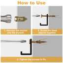 PAGOW 80 Pcs Self-Drilling Anchors, Ancors and Screws for Heavy Duty, Metal Screw Anchors Kit, No Drill and Holes in Wall (4 Sizes)