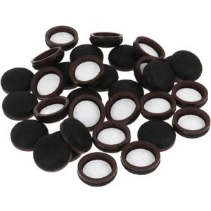 Gadpiparty Furniture Foot Pads Floor Protectors for Sofa Couch Legs Chair Pads for Dining Chairs Table Leg Covers Outdoor Sofa Sliders (3.6X3.6CM, Black)