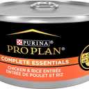 Purina Pro Plan Complete Essentials High Protein Cat Food Wet Gravy, Chicken and Rice Entree - (Pack of 24) 5.5 Oz. Pull-Top Cans, Best By: MAY 2028