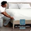 Bare Home Fitted Bottom Sheet Queen Size - Premium 1800 Microfiber - Ultra-Soft Hotel Luxury - Deep Pocket - Durable and Long Lasting (Queen, Cream)