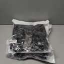 ASPO Men's Packable Puffer Jackets Winter Lightweight Detachable Hood Water-Resistant Down Coats Warm Insulated Hiking Travel (Medium, Black)