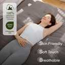 ZonLi Japanese Floor Futon Mattress 100% Cotton Cover Foldable Portable, Queen