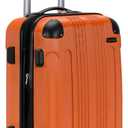 Rockland London Hardside Spinner Wheel Luggage, Carry-On 20", Orange